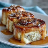 Soft, citrus-scented rolls swirled with a sweet orange filling and topped with luscious orange-infused cream cheese frosting.  