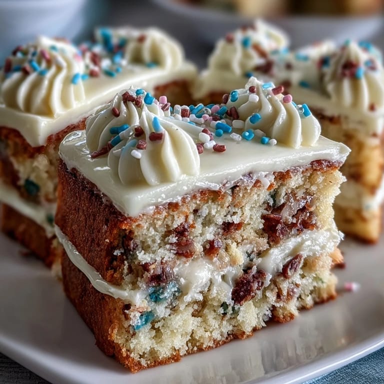 Moist vanilla sheet cake topped with creamy buttercream and colorful Class of 2026 piping, ideal for graduation party desserts.