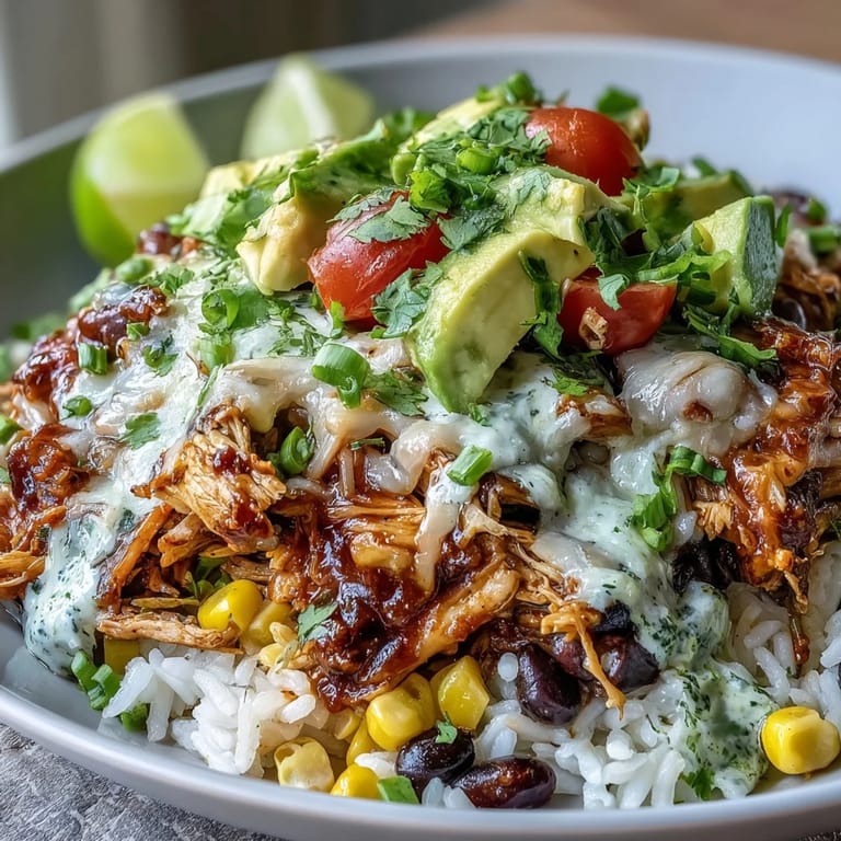 Tender salsa chicken served in bowls with rice, black beans, corn, and vibrant toppings for an easy, flavorful meal.