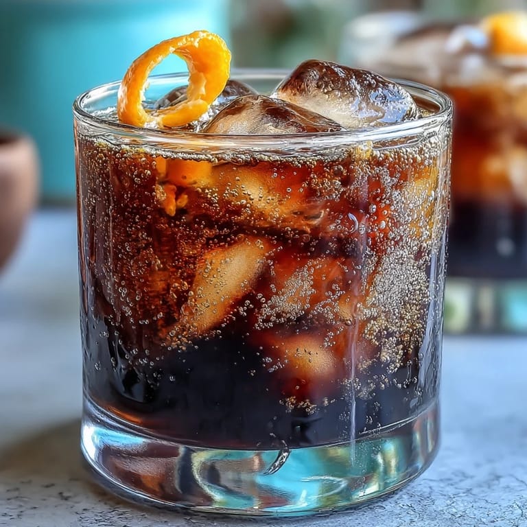 Bright and bubbly cold brew coffee tonic with sparkling tonic water and aromatic orange zest, ideal for brunch.