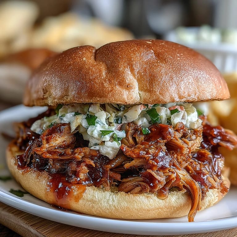 Smoky, tender jackfruit filling perfect for easy vegan sandwiches.